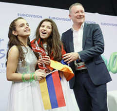 Mary and Anahit took the second place in Junior Eurovision 2016