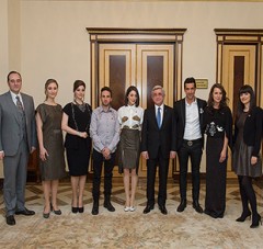 Genealogy meets the president of Armenia